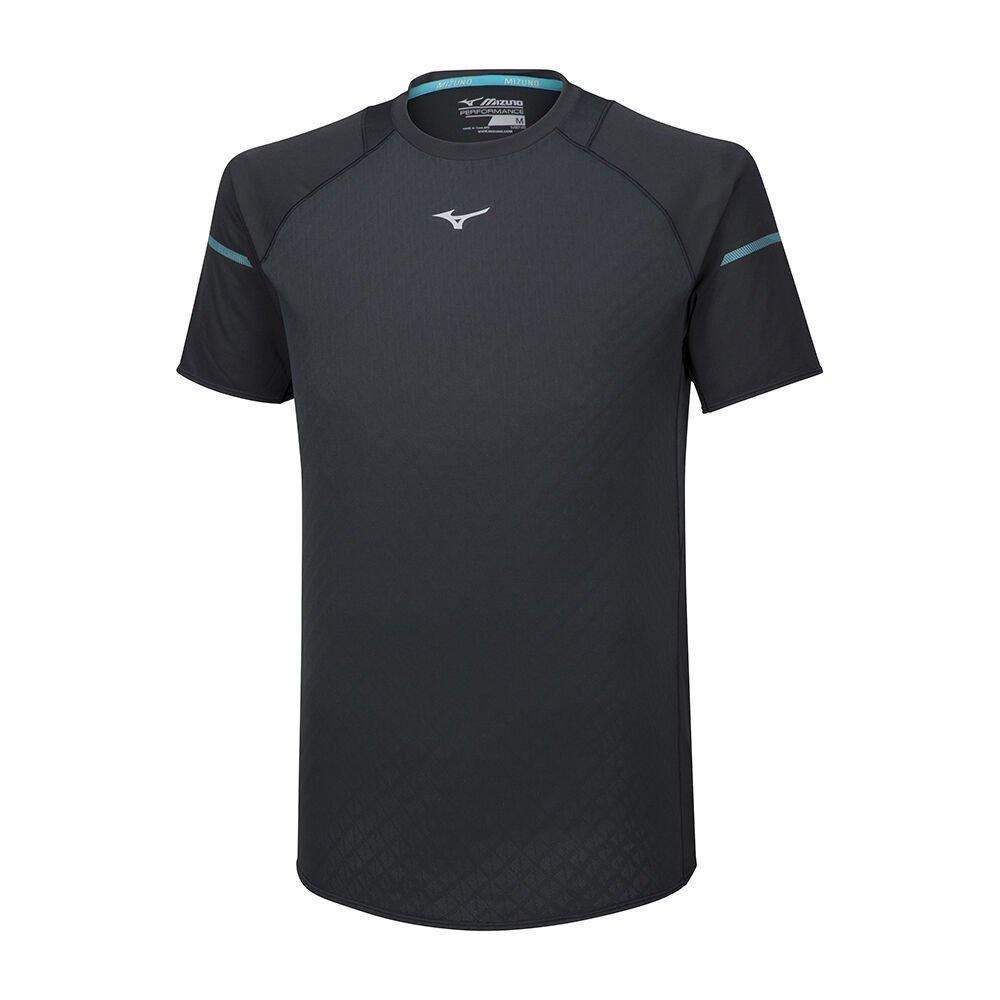 Mizuno Men's T-Shirts Alpha Black - JPRCMIX-54